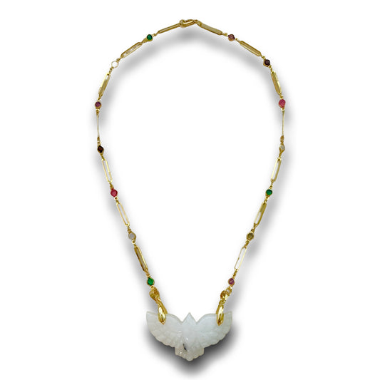 Power and Strength Necklace - Natural Stone