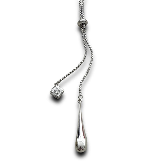 Moon Drop Adjustable Necklace