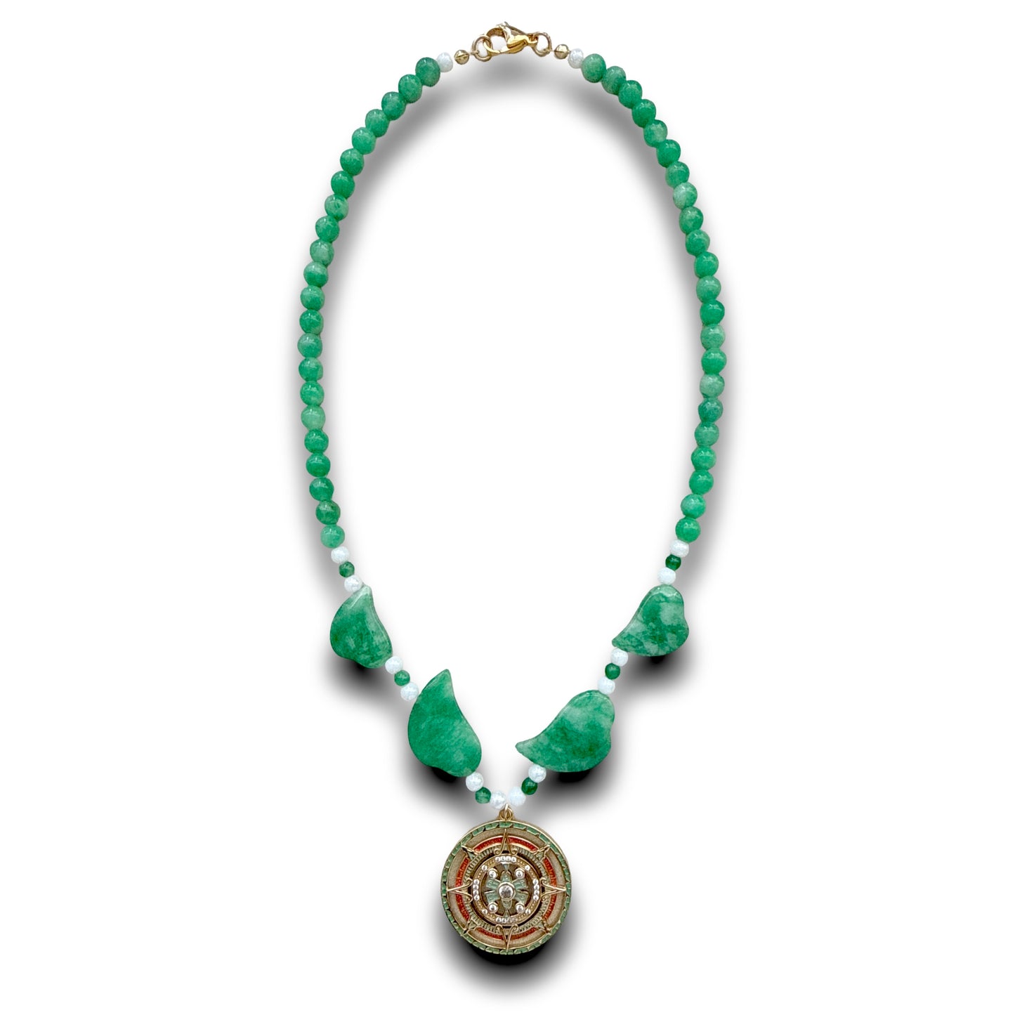 Jade Medal Necklace