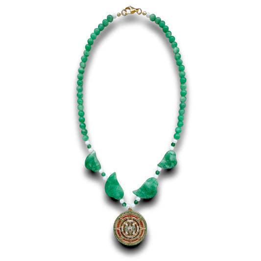 Jade Medal Necklace