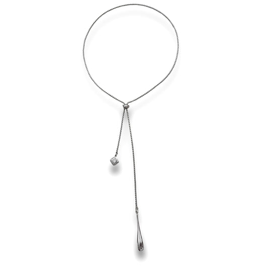 Moon Drop Adjustable Necklace