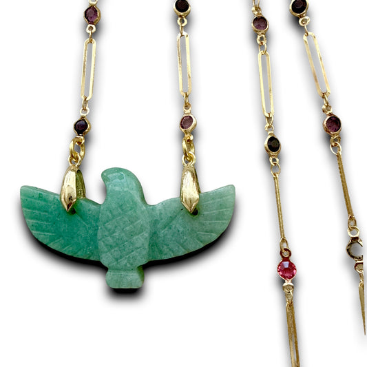 Power and Strength Necklace - Natural Stone