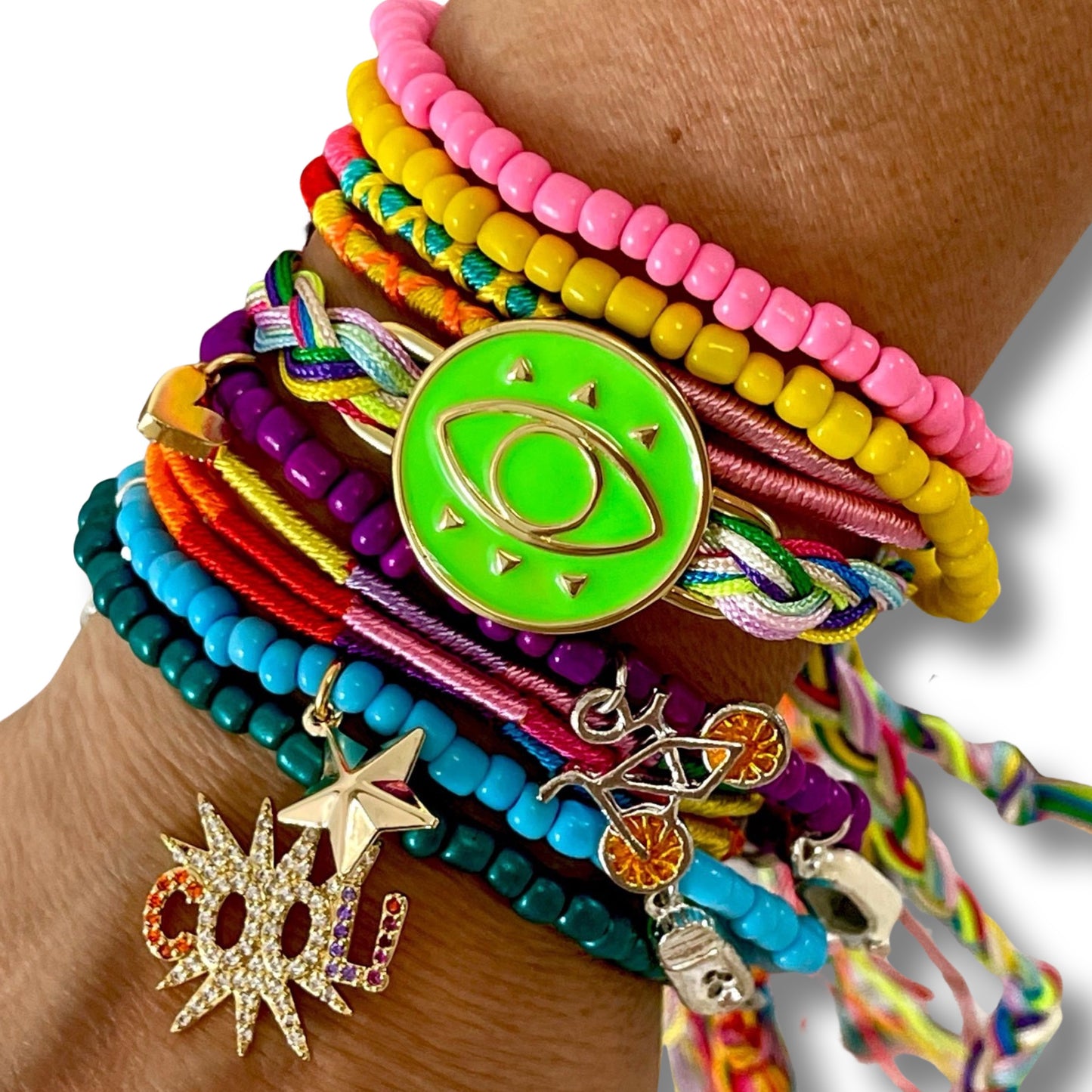 Cheerful Arm Candy Bracelet Set