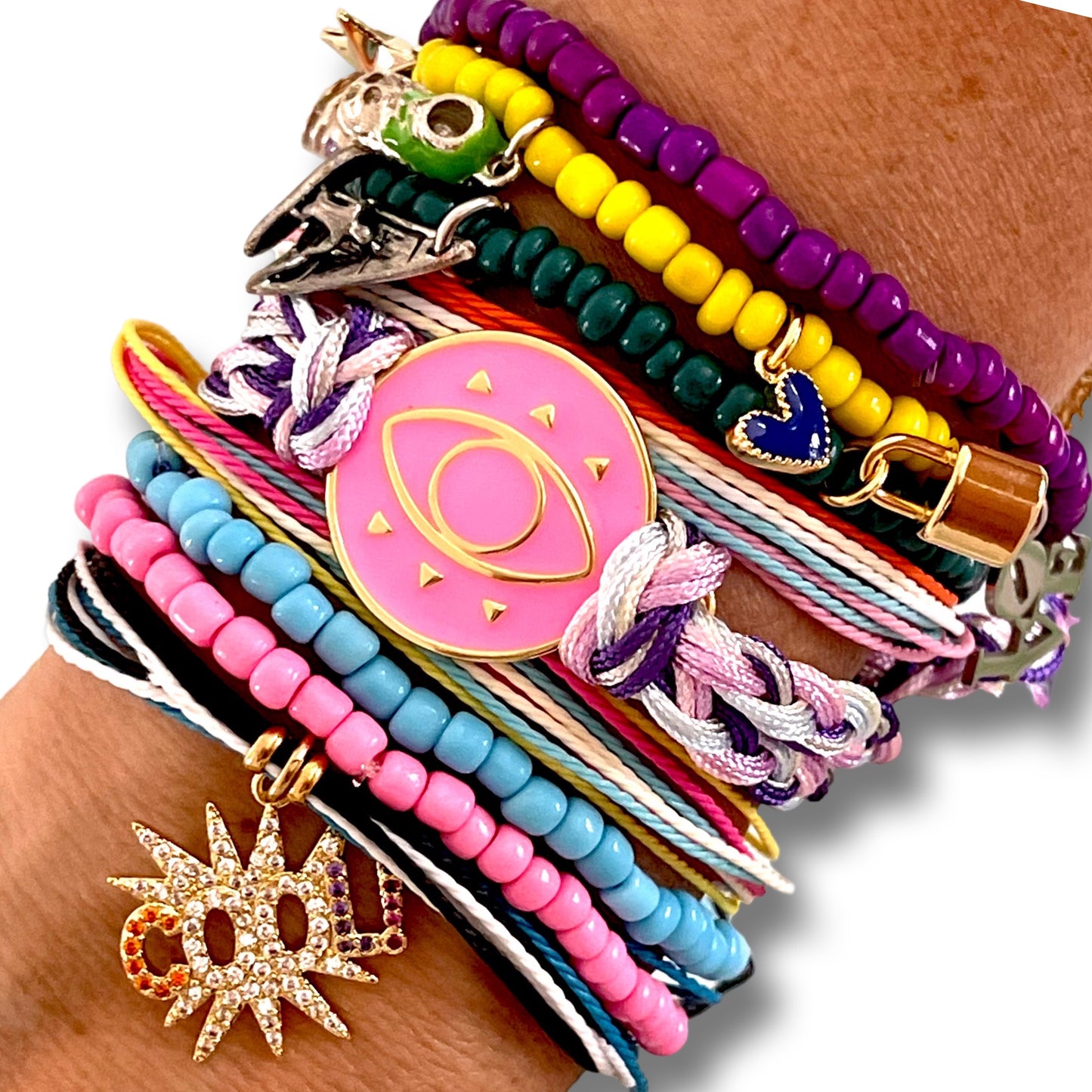 Cheerful Arm Candy Bracelet Set