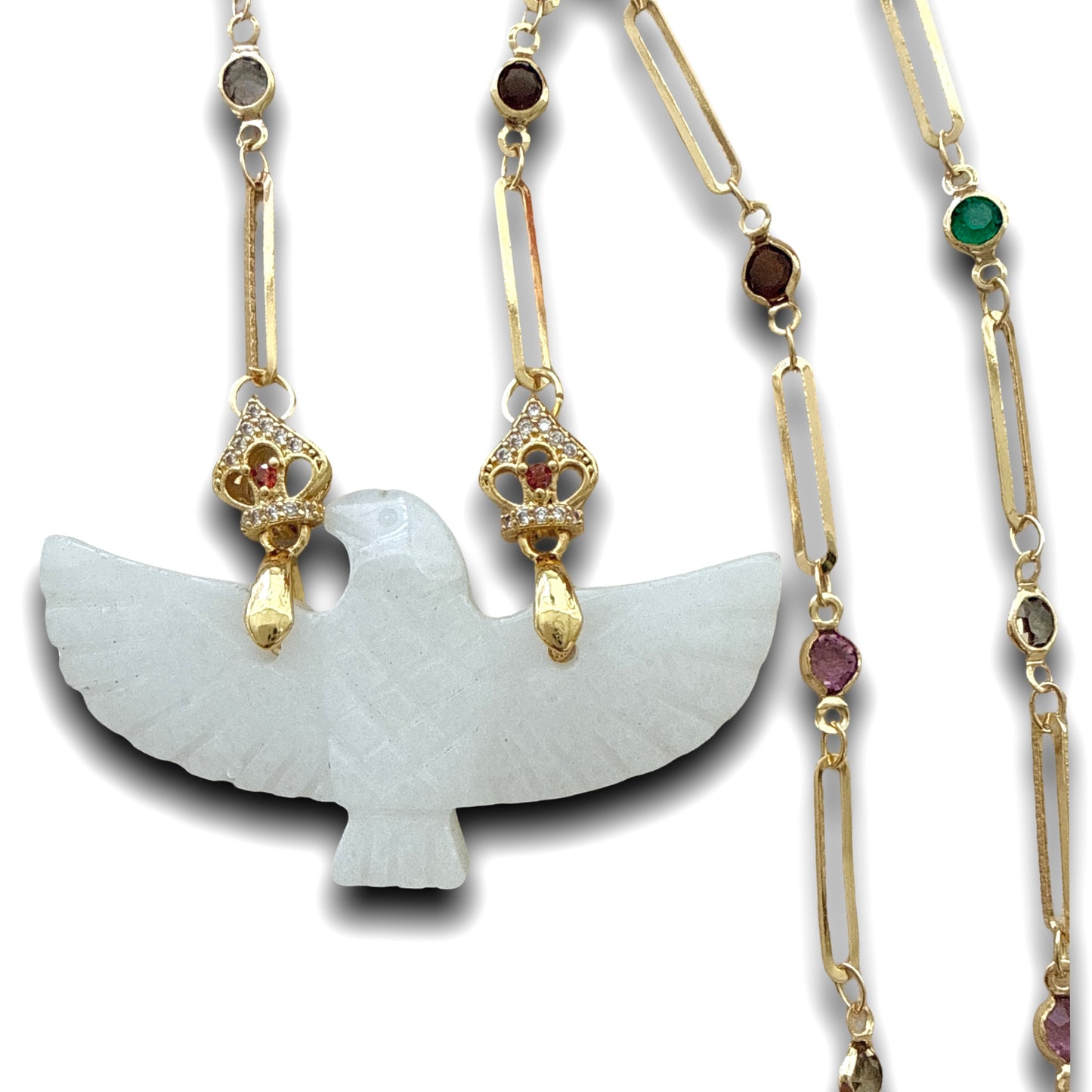 Power and Strength Necklace - Natural Stone