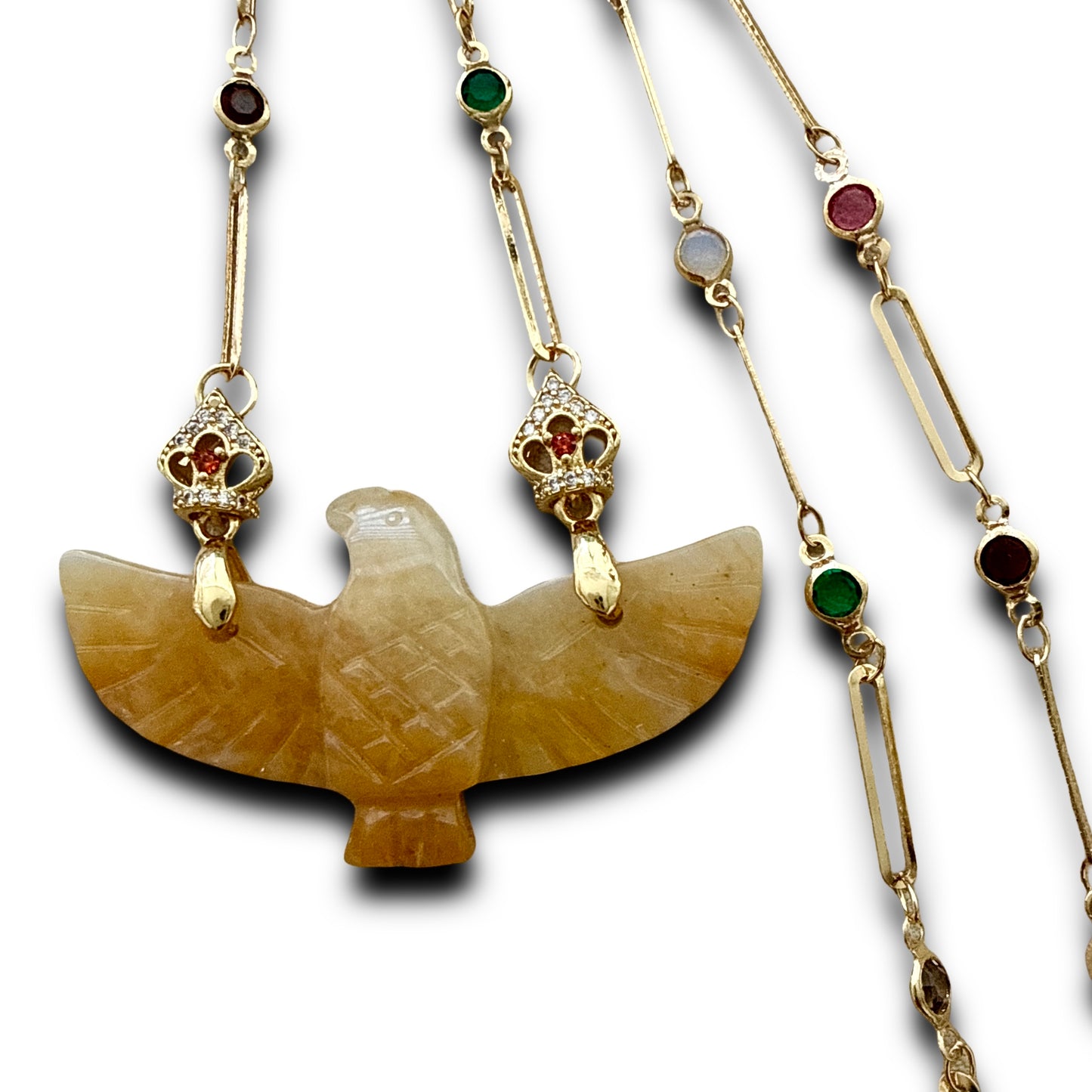 Power and Strength Necklace - Natural Stone