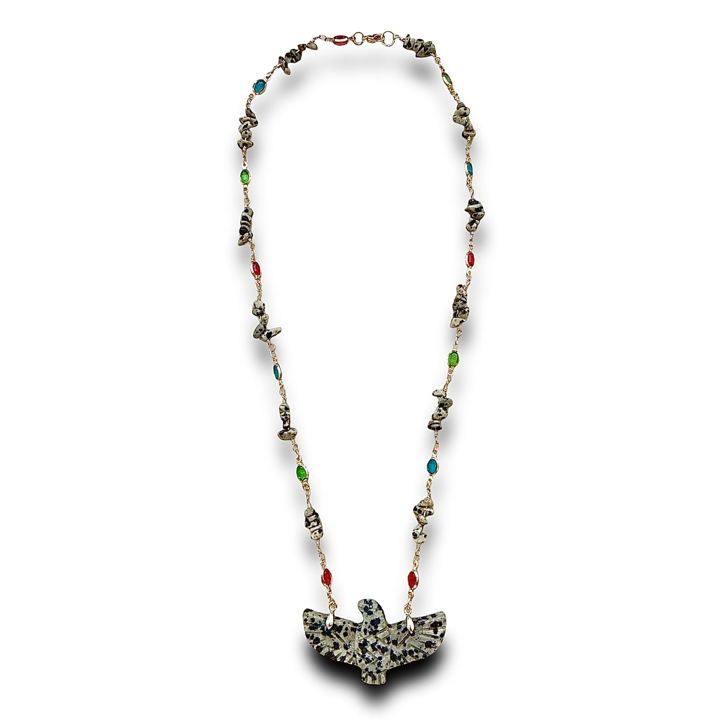 Power and Strength Necklace - Natural Stone