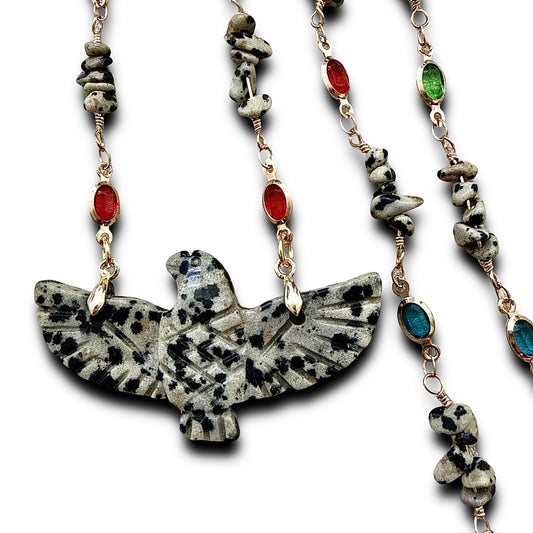 Power and Strength Necklace - Natural Stone