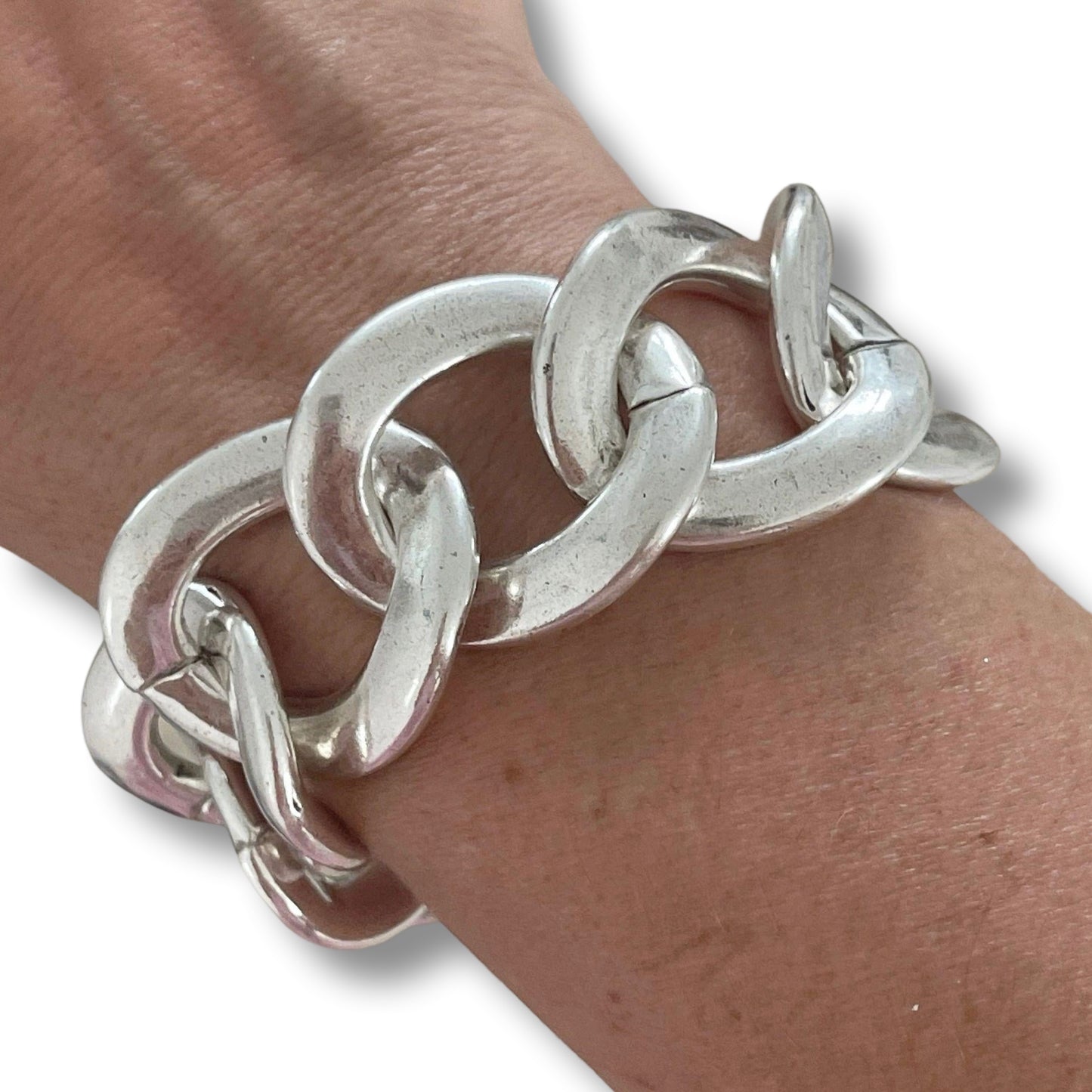 BE Italian Bulky Curb Links Bracelet