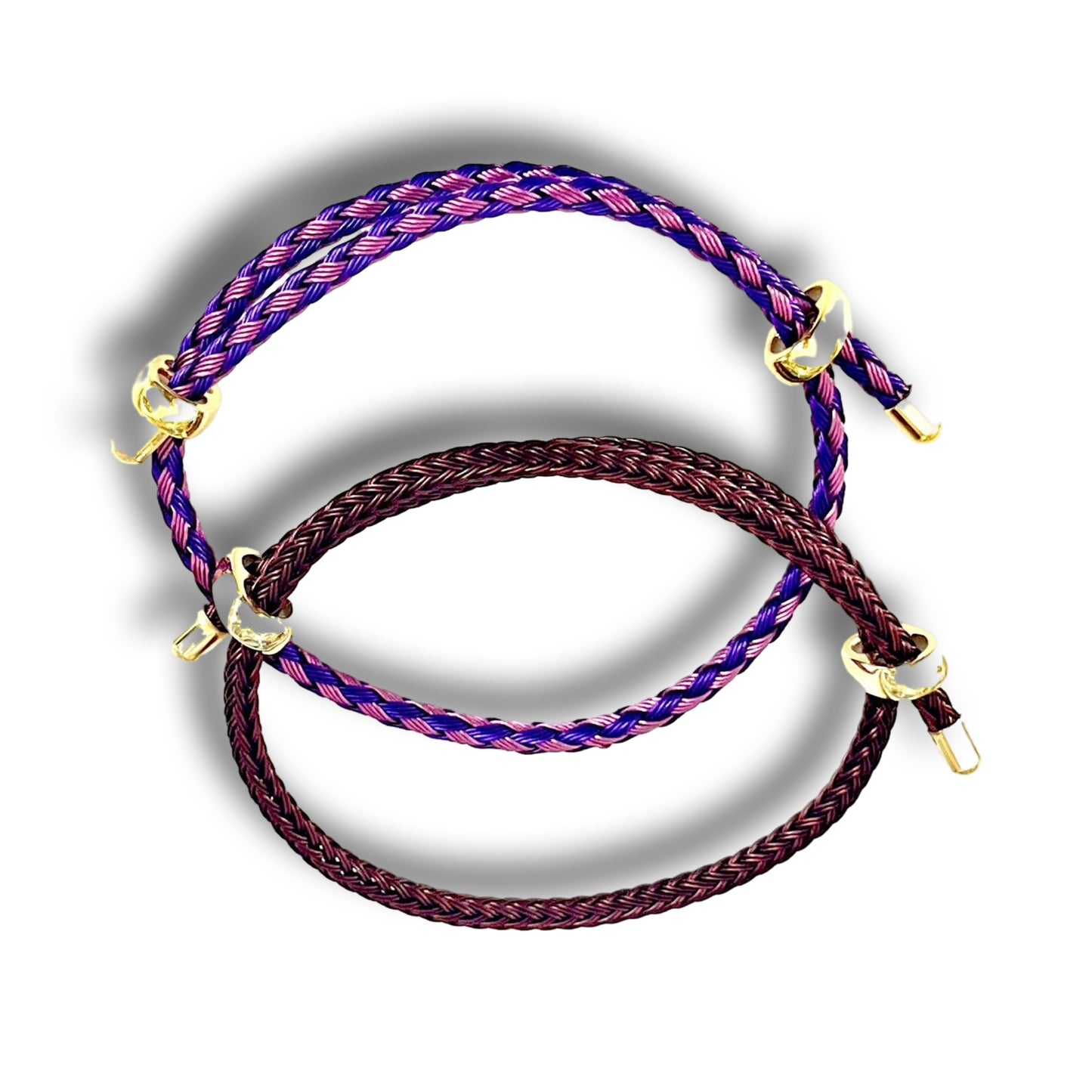 Braided Wire Colored Bracelet Set