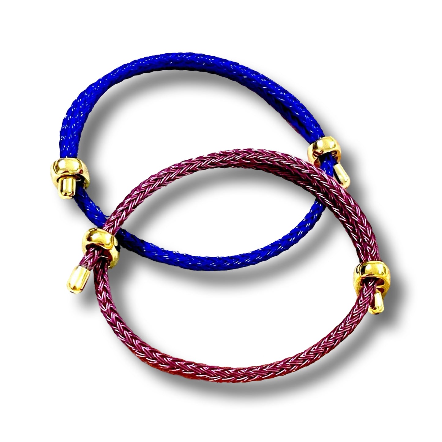 Braided Wire Colored Bracelet Set