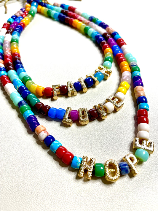 Colorful Crystal Beads Trends Necklace