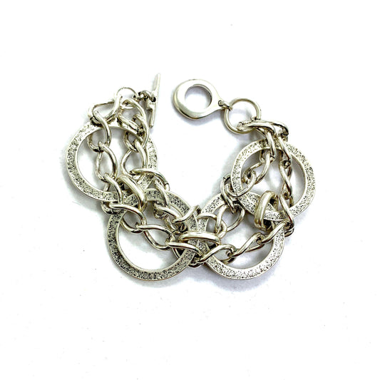 Olé Silver Chains Bracelet