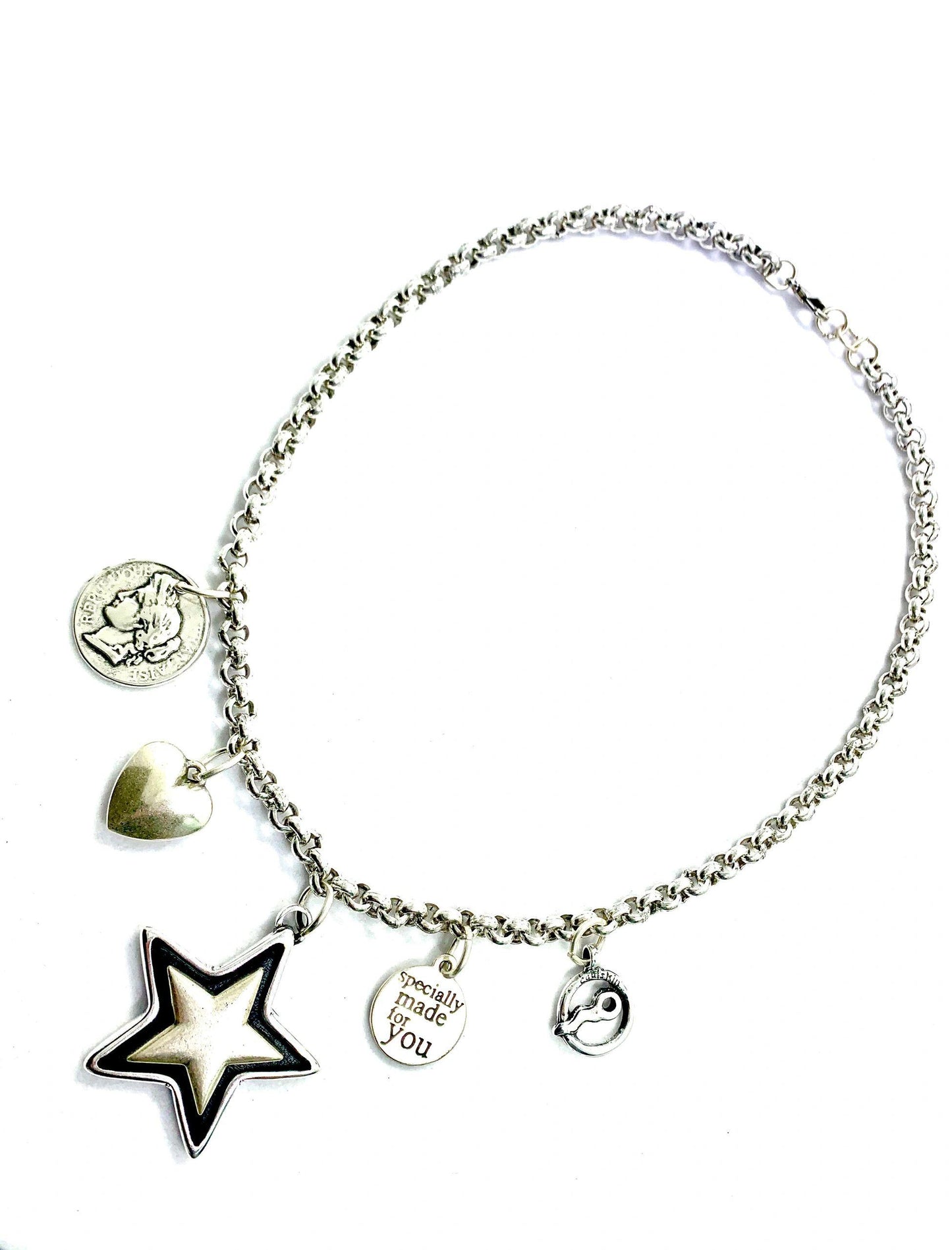 Coolskin Stars, Coins and Love Necklace