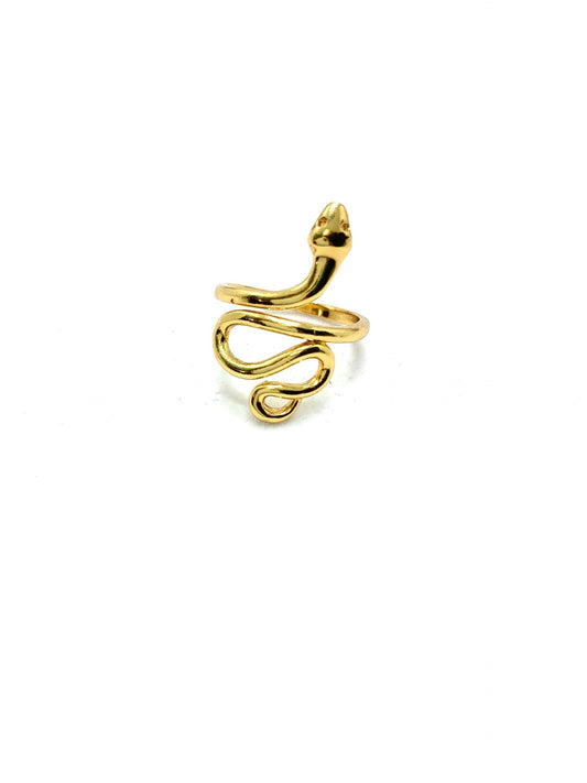 Golden Snake Ring