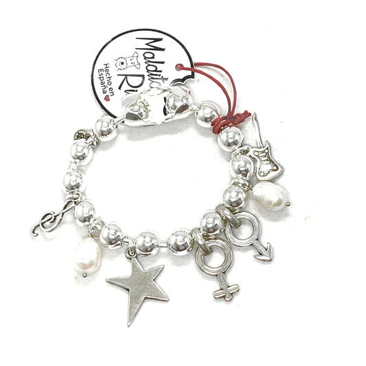 Maldita Rita Rock Star Pearl Bracelet