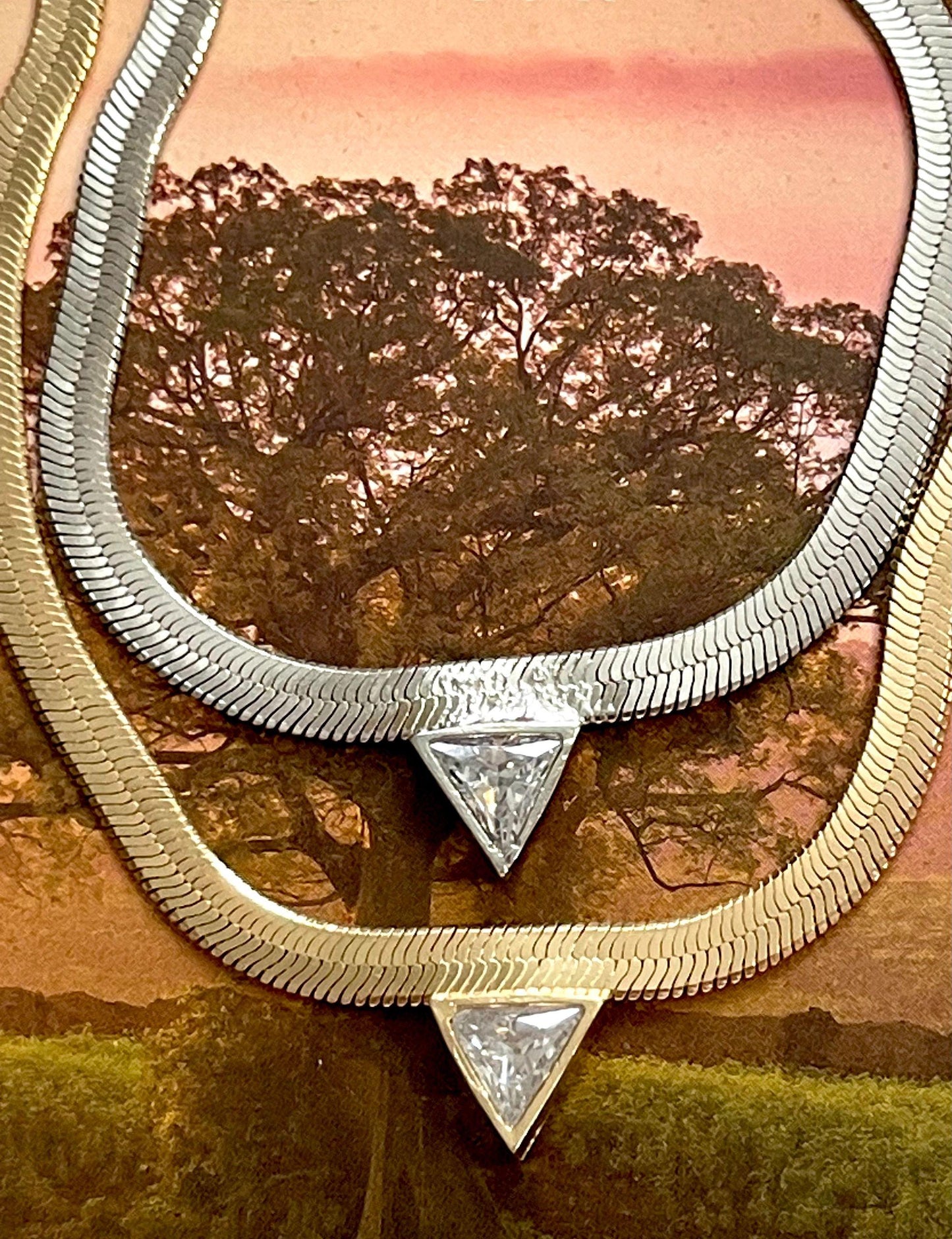 Egyptian Herringbone Necklace