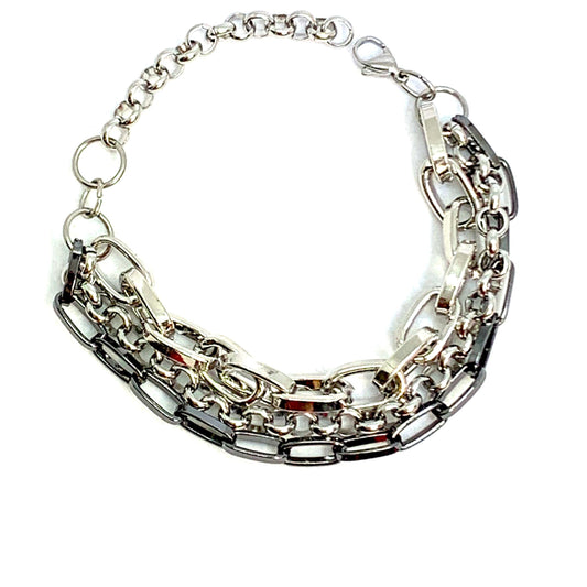 Mixed Multi-Chain Bracelet