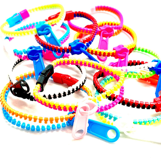 Zipper Bracelets Set