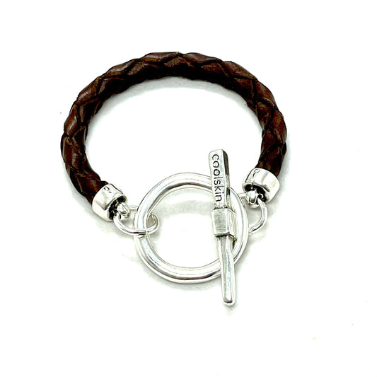 Coolskin Brown Leather Bracelet