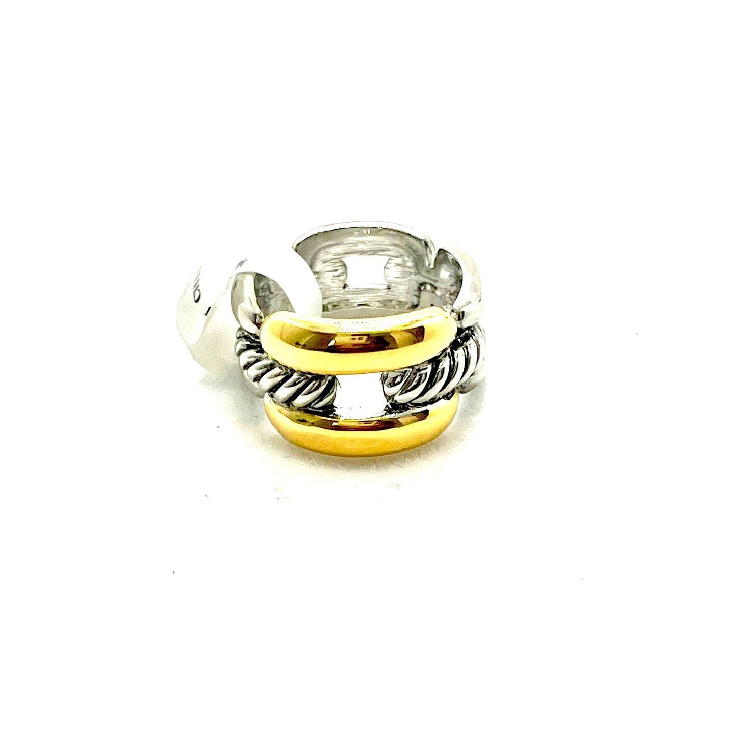 Cable Link Design Inspired Rings