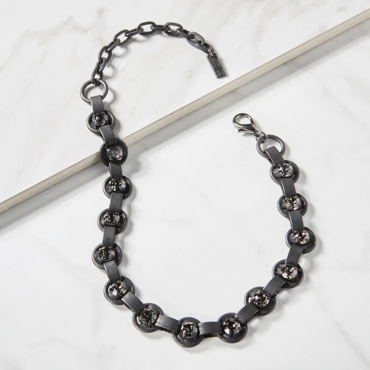 TOVA Link Necklace in Smutt