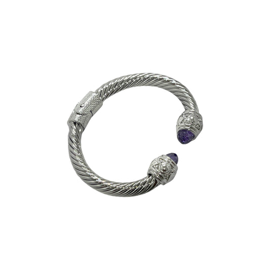 Bold Classic Silver Cable Bracelet