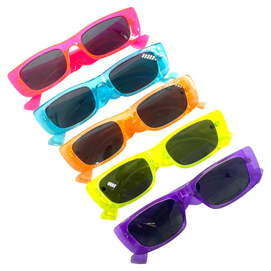 Translucent Neon Sunglasses