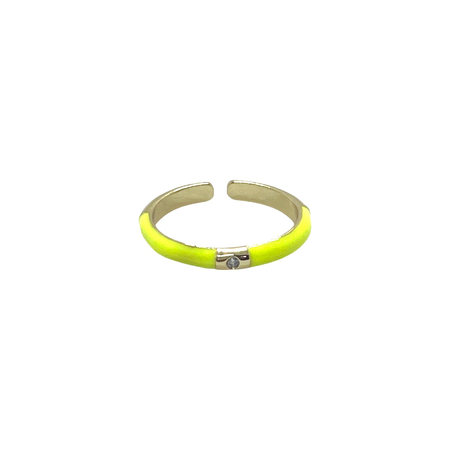 Colored Thin Adjustable Rings