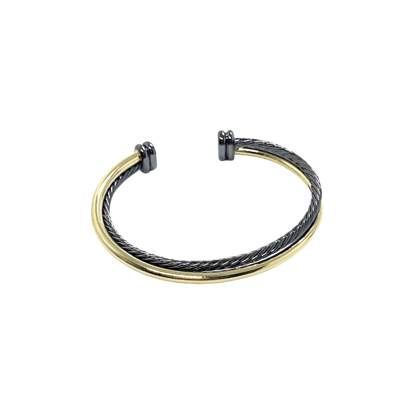Charcoal Classic Cable Bracelet